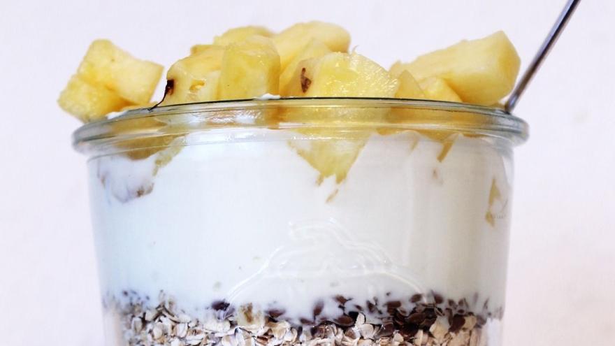 Müsli in einem Glas
